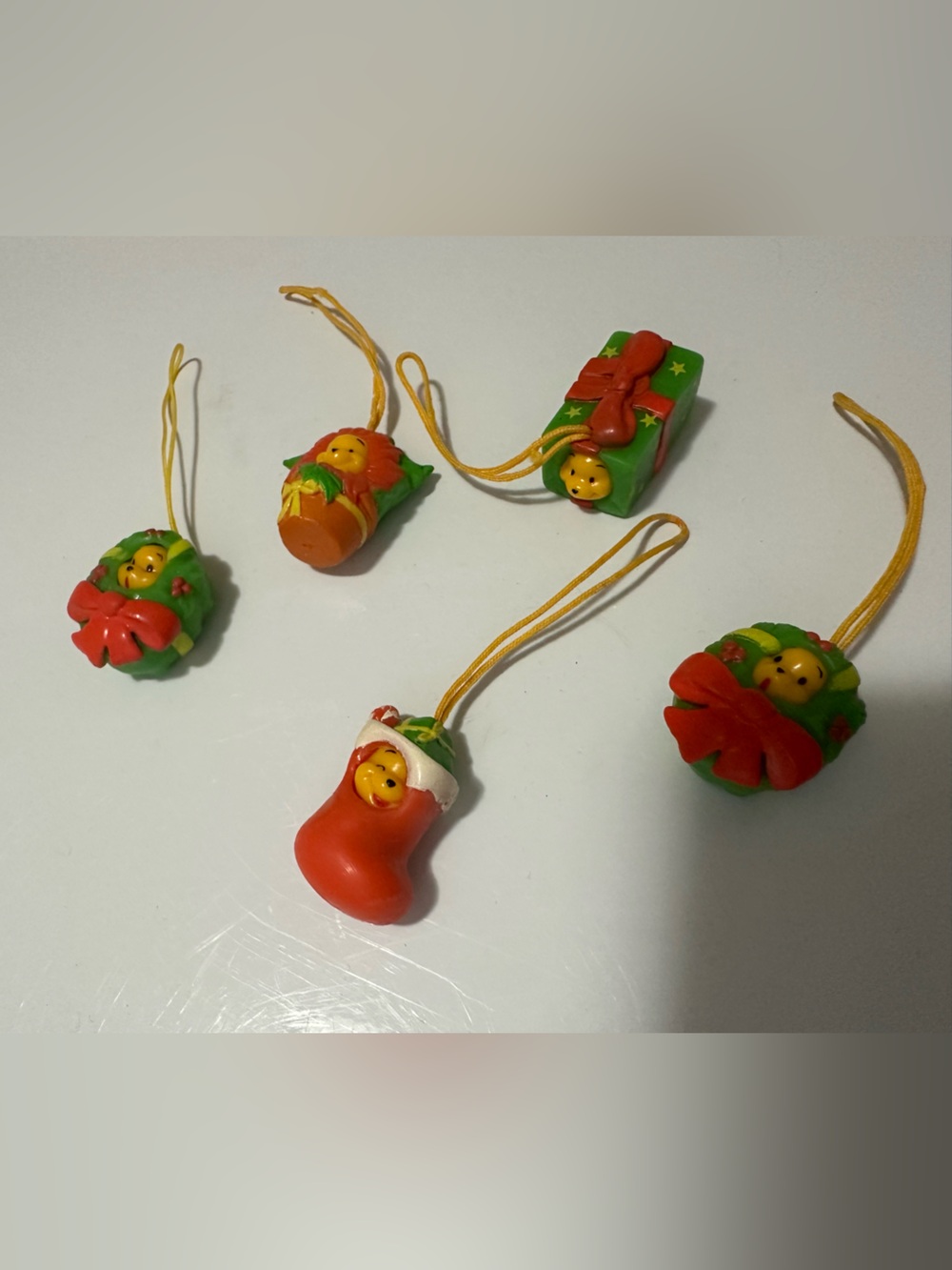 Christmas Kids Toy Winnie the Pooh Keychain Set